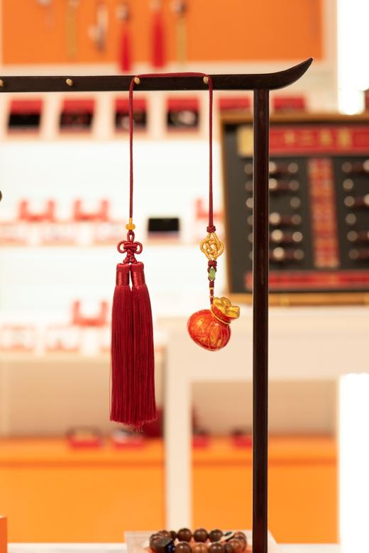 漂漆钱袋挂件，袋袋有财 商品图2