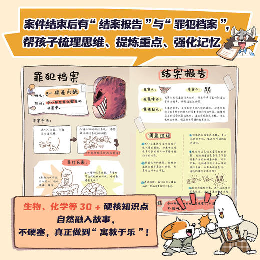 【专享透卡】大侦探小魔和咕咕咕.黑衣怪盗篇 我是小魔著 科普百科 商品图4