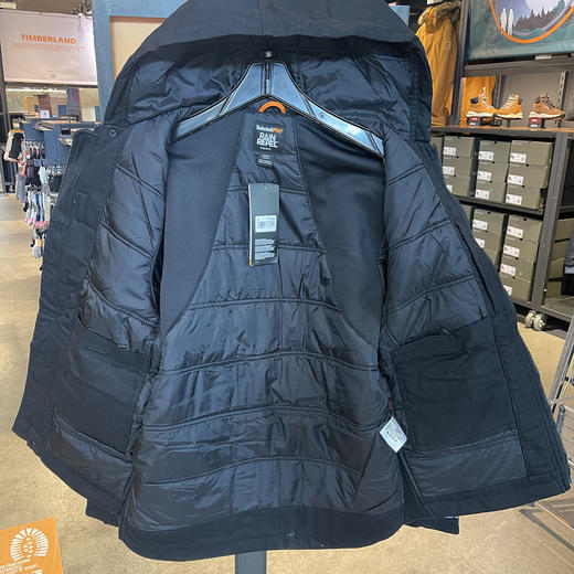 Timberland/添柏岚 PRO 男士冬季户外防泼水连帽工装保暖棉服外套 商品图3