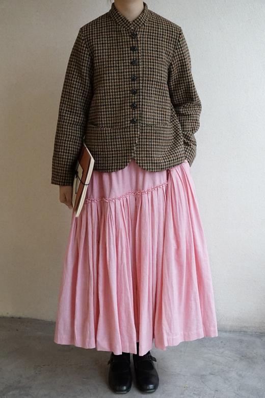 ECOLE DE CURIOSITES复古格纹短外套 商品图3