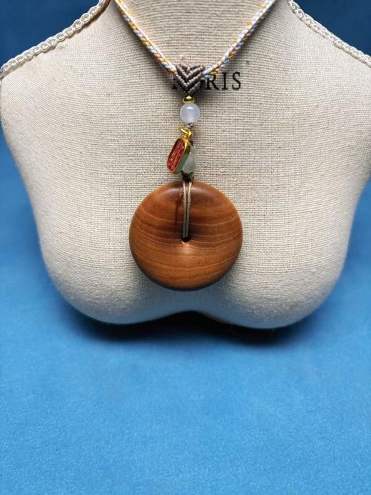 【老山檀平安扣】直径约3.9cm  | 大梦香堂 商品图1