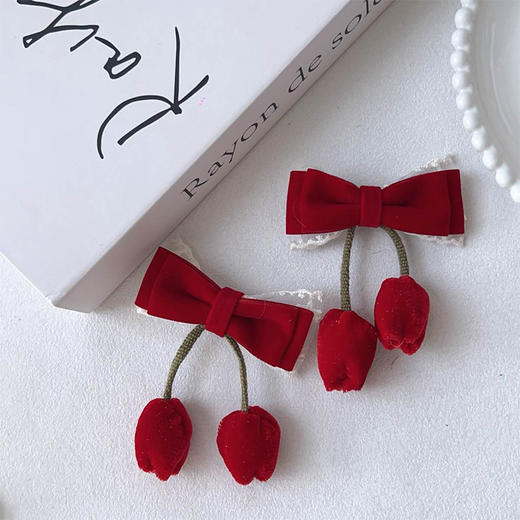 丝绒郁金香对XXSR发夹-纪念日百货门店同款169248933 商品图2