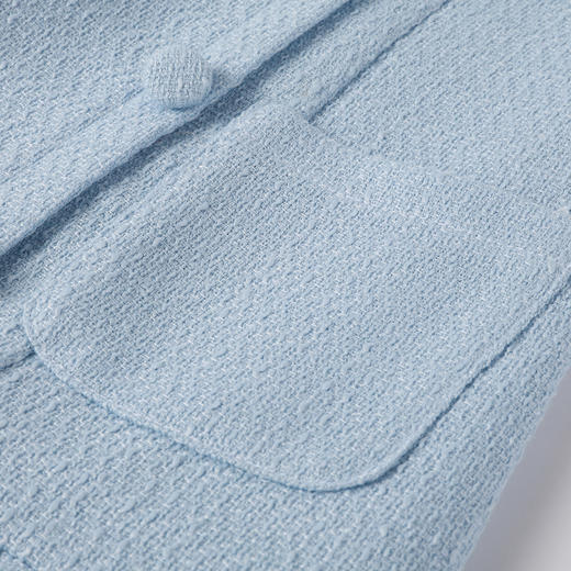 奢姿大码女装2026冬季时尚双排扣百褶裙胖妹妹气质通勤显瘦长裙9954803232 商品图4