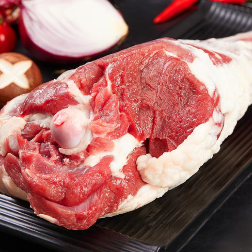 巴什拜羔羊3公斤粗分割鲜羊腿礼盒 商品图3