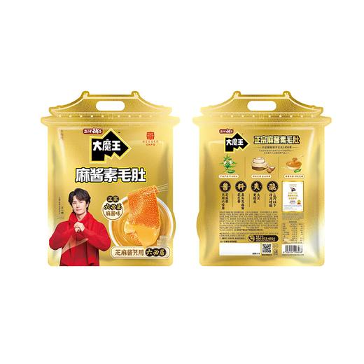 J盐津铺子458g六必居麻酱味大魔王麻酱素毛肚 商品图1