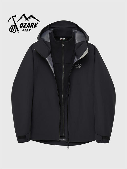 OZARK奥索卡男款3L抓绒内胆三合一冲锋衣25年秋冬款OGGMT530202 商品图1