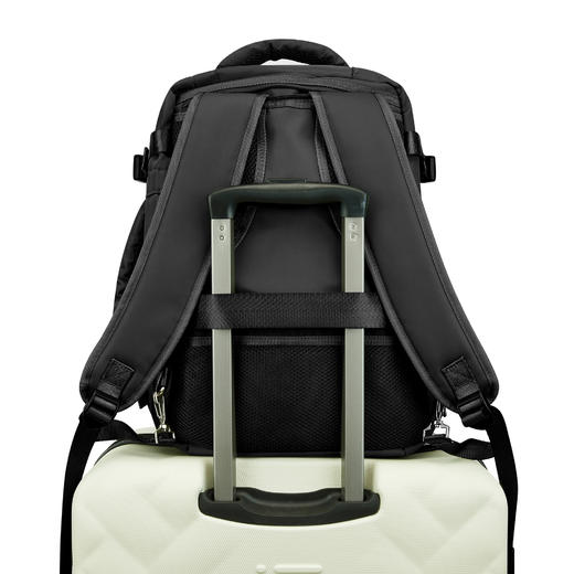 IGUANA旅行背包大容量双肩包 黑色短途旅游轻便行李书包（ZX) 商品图10