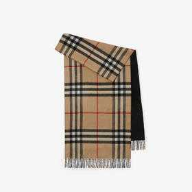 【一】BURBERRY 巴宝莉 男女通用格纹羊绒围巾 格子 8078443 A1189