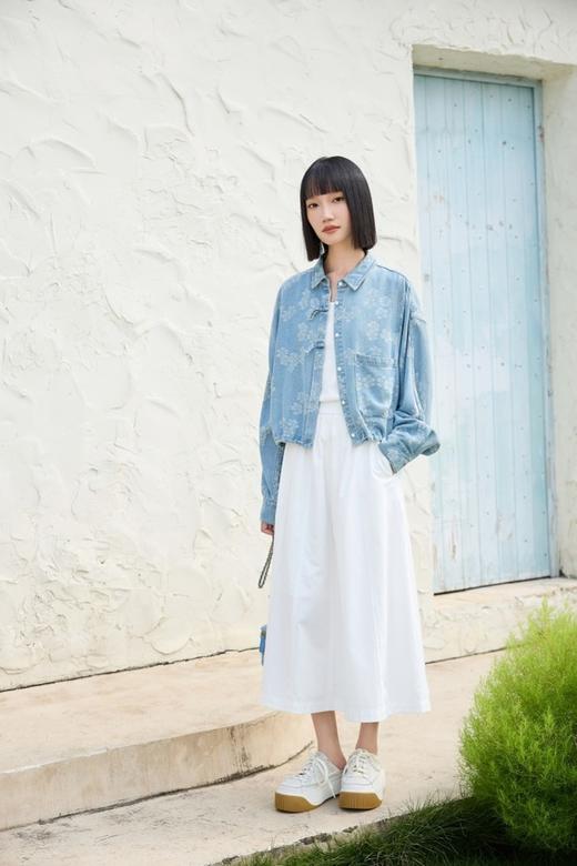 LNNNS 刺绣提花个性设计牛仔外套 22053 商品图1