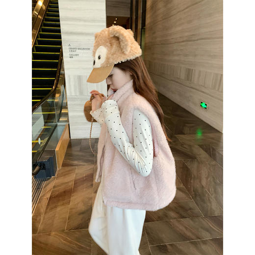 <曾小咸推荐>现货秒杀 ！微信超特价！立领羊羔毛马甲 日常229.99 立减130 秒杀99.99！！ 商品图4