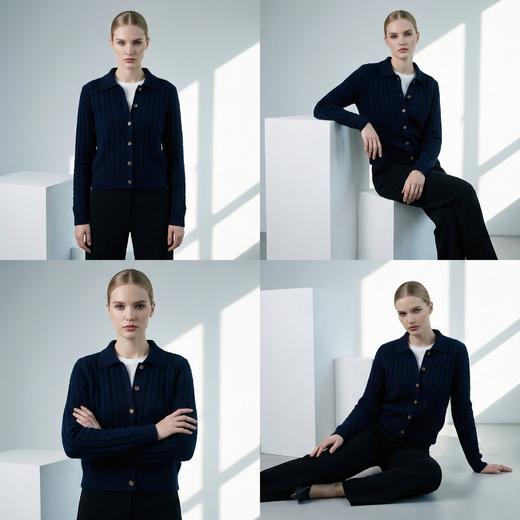 【咕咕同款】PALUOPO/PL山羊绒经典气质款羊绒衫100%山羊绒帕罗 商品图6