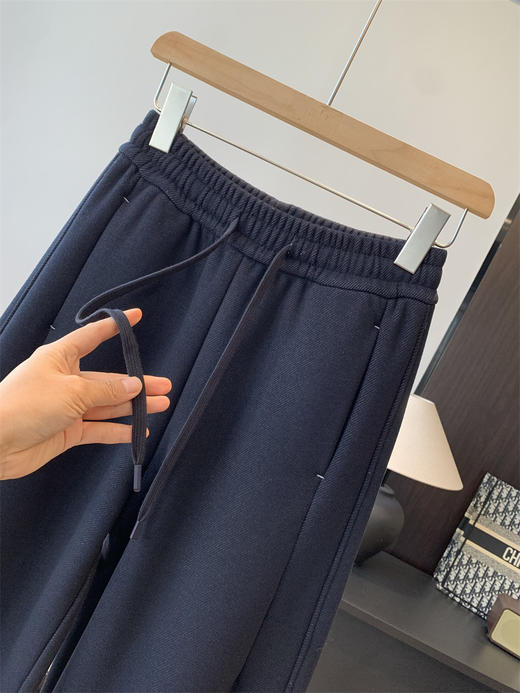 一条可以过动的 加绒加厚醋酸羊毛弯刀牛仔裤&阔腿裤 商品图7