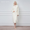 Solo seta女士绵羊毛桑蚕丝山羊绒纯色睡袍2025秋冬可外出对开襟 商品缩略图0