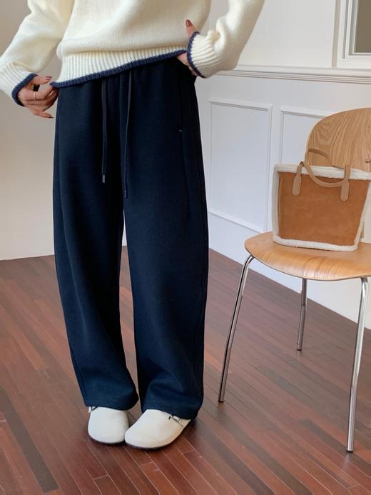 一条可以过动的 加绒加厚醋酸羊毛弯刀牛仔裤&阔腿裤 商品图5