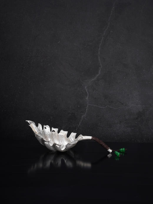 子佩集【一叶禅心】银S999摆件【FECLIO001】茶具茶漏2601 商品图3