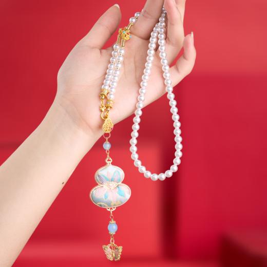 「福禄•锦上添花」宋锦挂饰/项链 新中式穿搭 东方美学 原创设计 商品图6