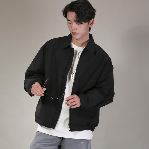 DRONKOO 2026 翻领口袋钉扣拉链基础款中厚夹克 商品图1