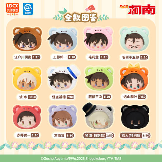 柯南熊熊侦探篇毛绒盲盒-纪念日百货门店同款168246434 商品图1