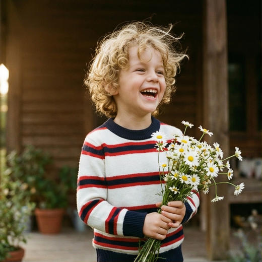 PALUOPO/PL山羊绒男童羊绒衫100%山羊绒帕罗 商品图6