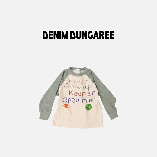 DD日本童装 DENIM DUNGAREE 棉质针织小狗长袖T恤 商品图2