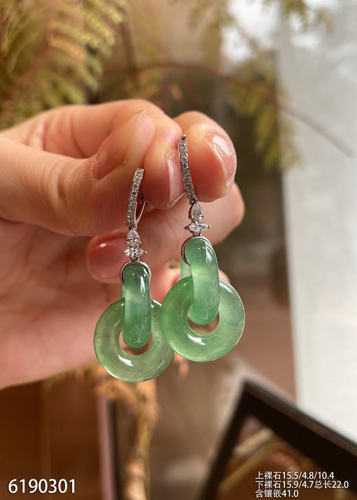 6190301，双环耳坠。具体价格微信咨询 商品图5