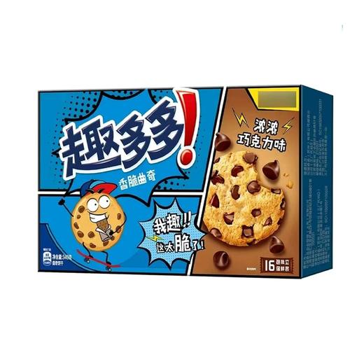 趣多多340g浓浓巧克力味香脆曲奇 商品图0