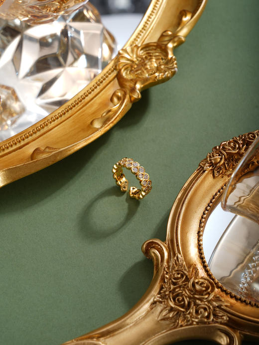 子佩集【璀璨宣言】银S925戒指【MYA210】镀金双排钻2601 商品图4