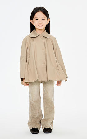 jnby   26年春款  中长款风衣  1Q2910010