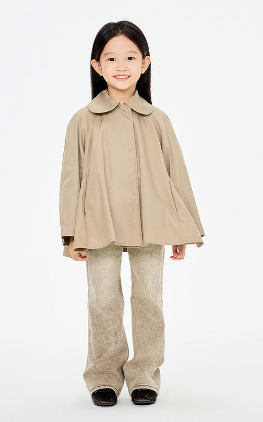 jnby   26年春款  中长款风衣  1Q2910010 商品图0