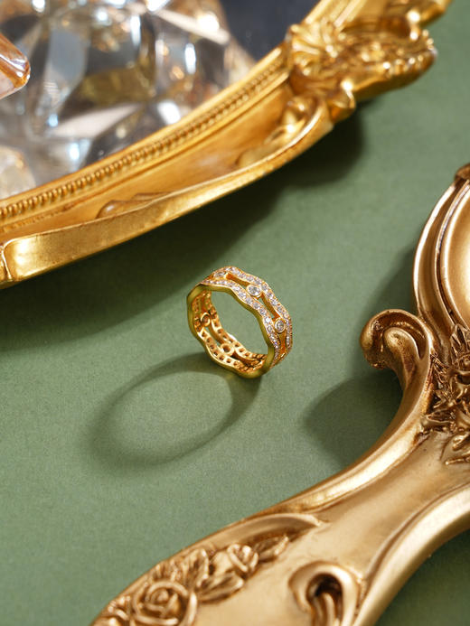 子佩集【相思璀璨】银S925戒指【MYA163】镀金闭口2601 商品图2