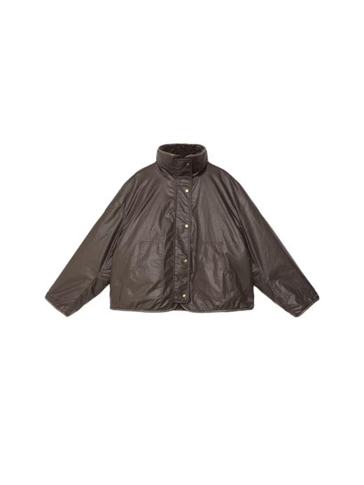 半圆/D51111231/双面穿立领毛呢外套 商品图4