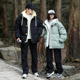 【年底大清仓！！】（春节预售：2月8日-25日停发）斯辰唯佳情侣款休闲假两件棉衣DQC5303