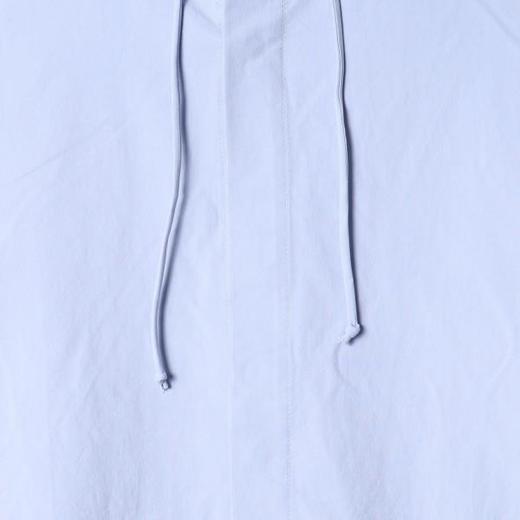 2187SDSA男士秋冬新款痞帅男装国潮纯色立领连帽长袖衬衫百搭宽松衬衣 商品图3