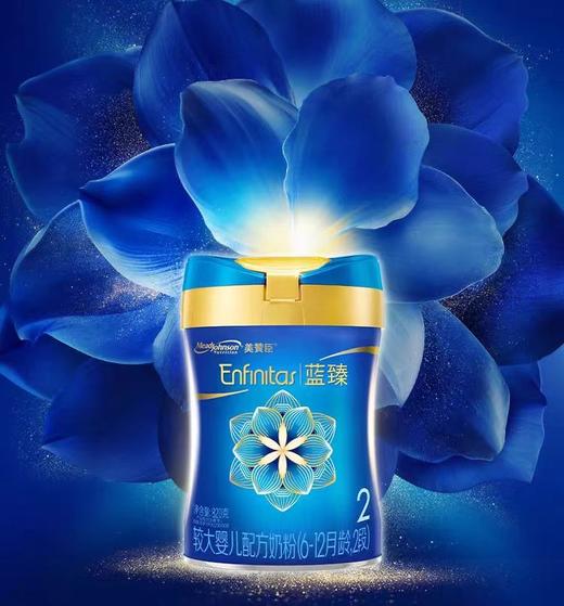 美赞臣蓝臻2段6-12月含乳铁蛋白较大婴幼儿配方牛奶粉820g*6罐 商品图0