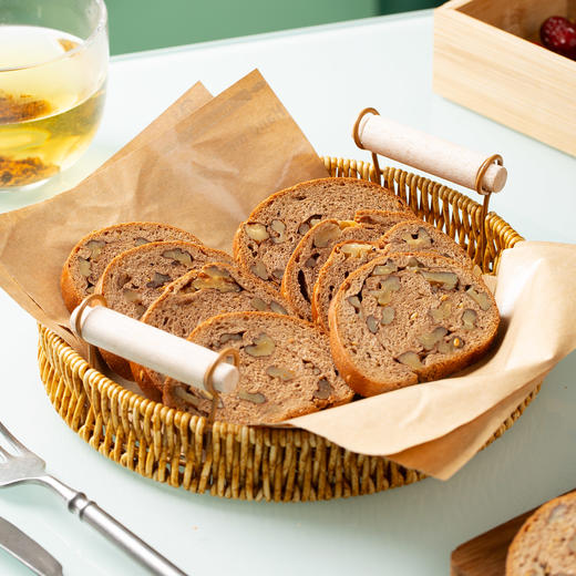 西域美农 低GI黑麦亚麻籽  低GI认证 无蔗糖配方  切片列巴 商品图9