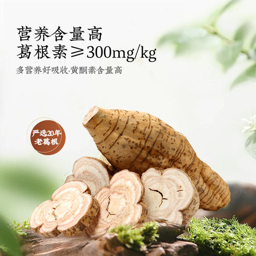 培恩元有机葛根粉 400g/盒 道地原材 粉质细腻易冲泡 葛根素≥300mg/kg 商品图2