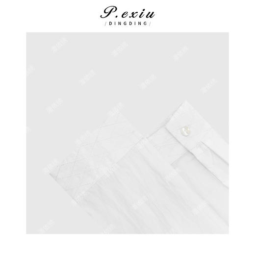 04-2潘依绣丁丁宠粉春夏款小纽扣后背扭结设计衬衫 Q16138 商品图2