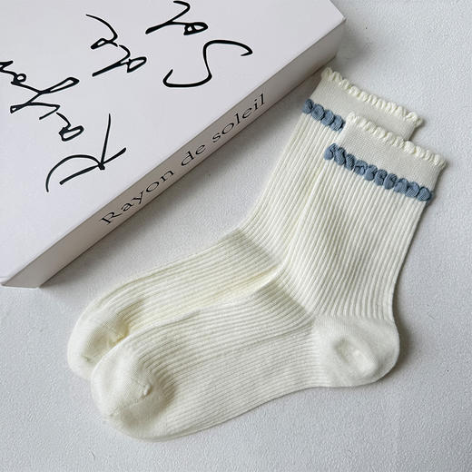 基础韩系百搭中筒袜-简约-纪念日百货门店同款169243219 商品图2