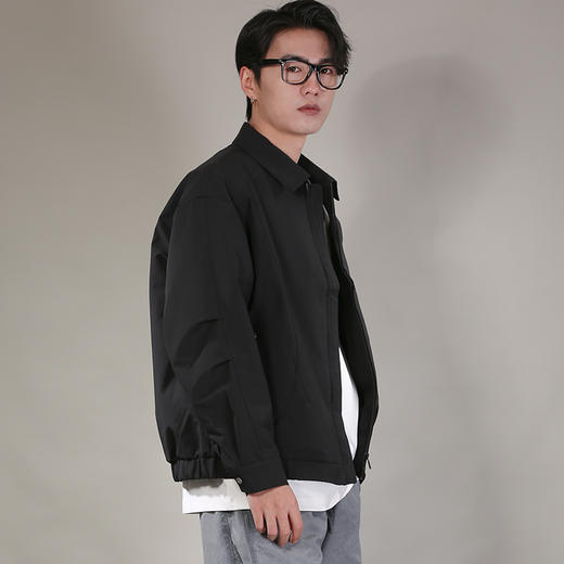 DRONKOO 2026 翻领口袋钉扣拉链基础款中厚夹克 商品图2