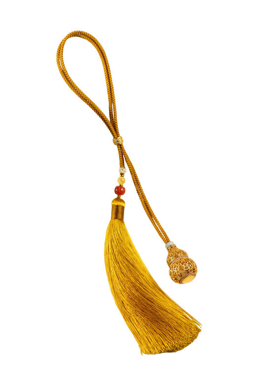 沙金镂空葫芦挂件，福禄·财神到 商品图5