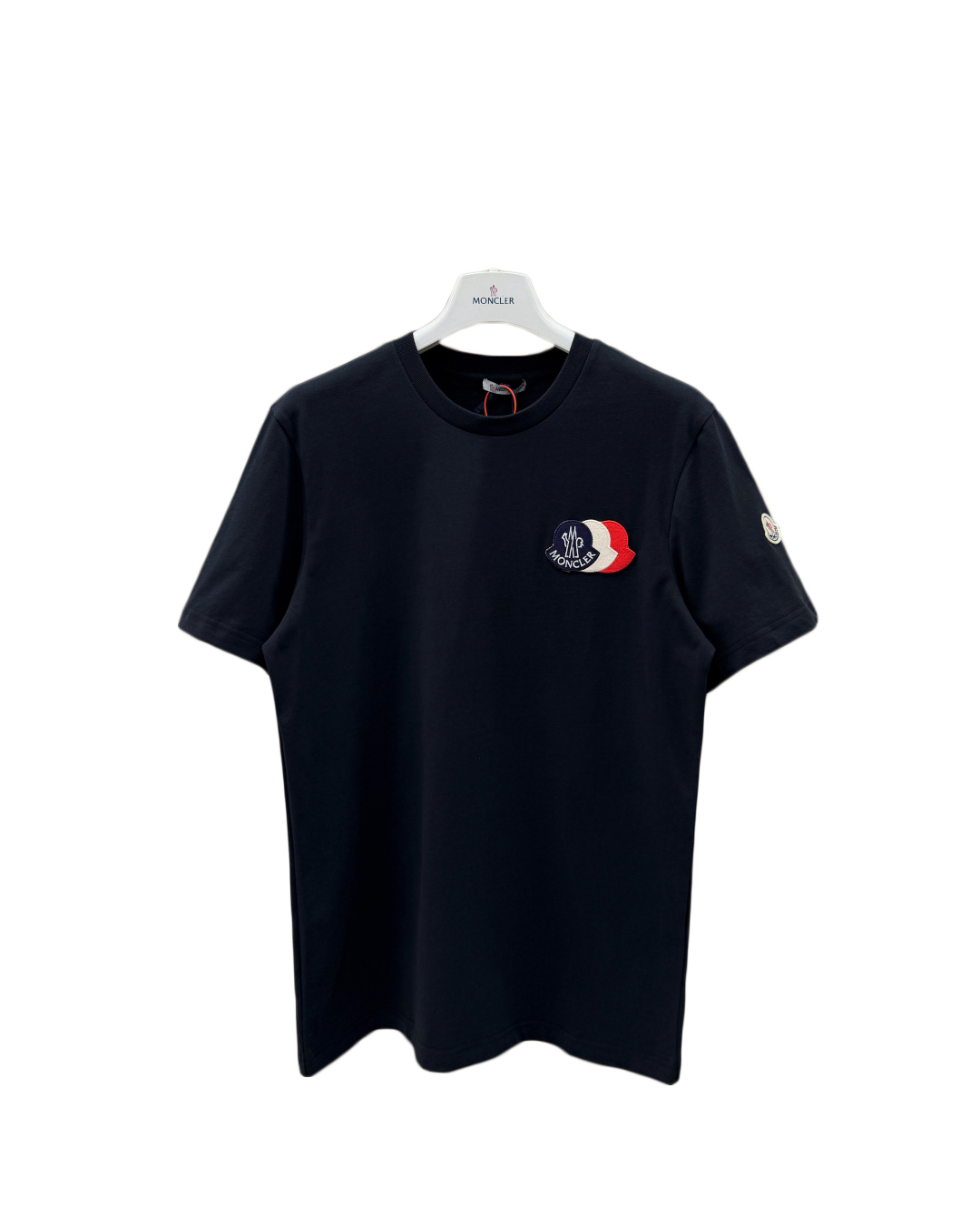 男款logo刺绣短袖T恤he018