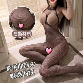 【手撕激情】枕趣情趣内衣连体衣网袜