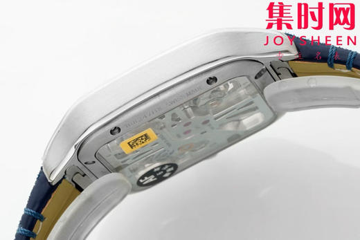 卡地亚AF山度士镂空系列 方形镂空男士石英腕表 商品图5