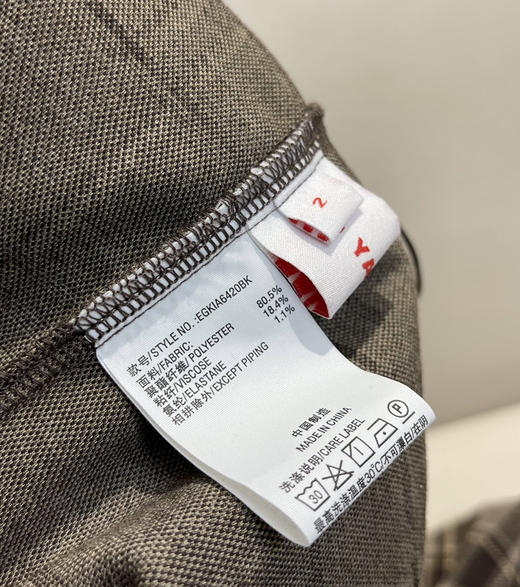 原单正品EP雅莹女士格纹直筒休闲裤01202 商品图5