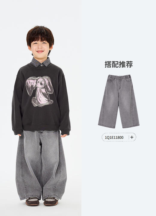 jnby  26年春款  套头卫衣  1Q2410120 商品图4