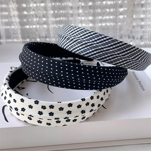 韩系黑白发箍-纪念日百货门店同款169394210 商品图1