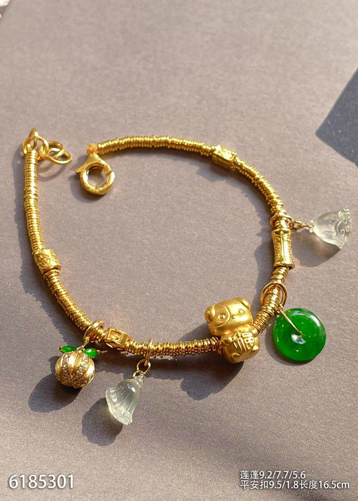 6185301，平安扣手链。具体价格微信咨询 商品图1