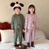 【59元起2套】7A抗菌羊毛蚕丝保暖套装秋冬复古系儿童家居服 商品缩略图2