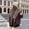 【YW】无忧购狐狸毛可拆卸大毛领50%鹅绒服羽绒宽松皮草外套女（现货48小时内发货） 商品缩略图1