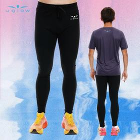 UGLOW无缝支撑压缩长裤FULL TIGHT ELEVATE男款专用户外跑步透气速干弹力运动裤（有赠品）